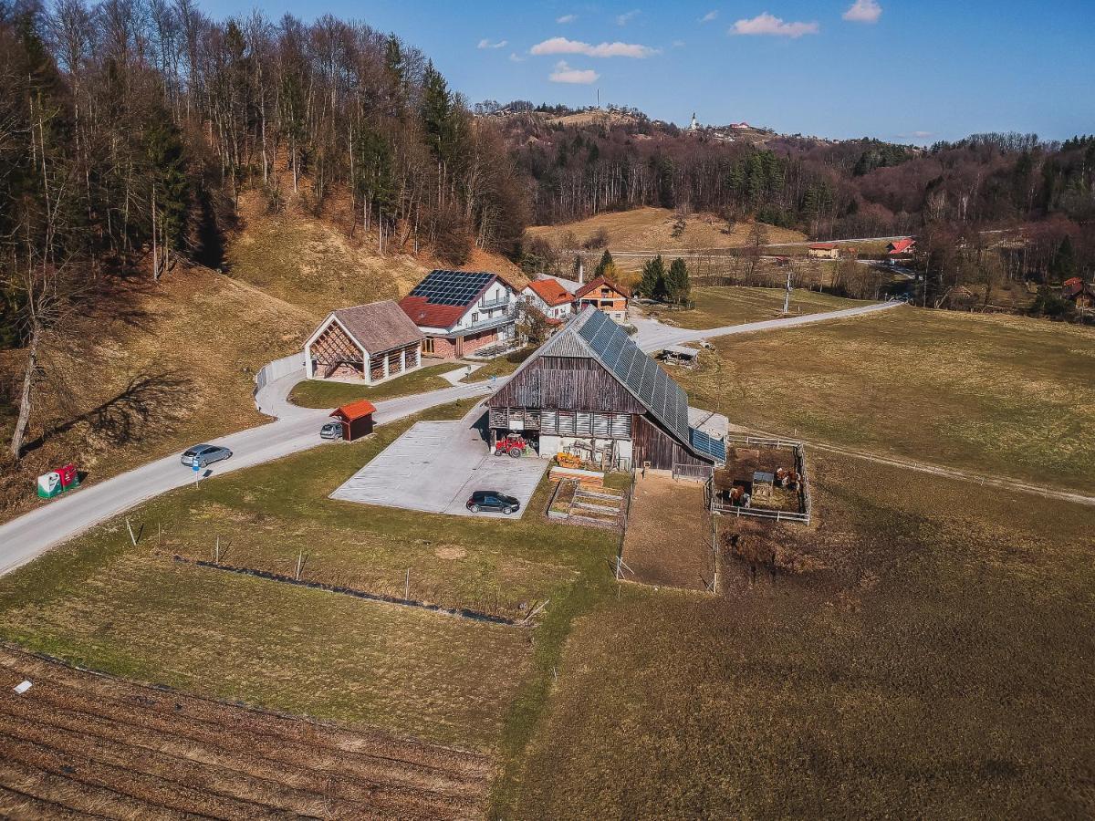 Wooden Cabin Zurej With Hot Tub Bukovje v Babni Gori Exterior photo
